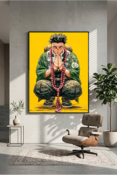 postercraft Poster de pictură pe lemn Demon Slayer Gyomei Himejima (fără ramă)