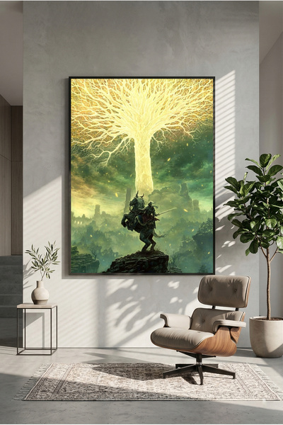 postercraft Poster de pictură pe lemn Elden Ring Erdtree (fără ramă)