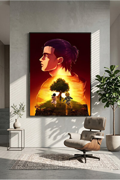 postercraft Atacul Titanilor Eren Yeager Poster modern cu pictură pe panou