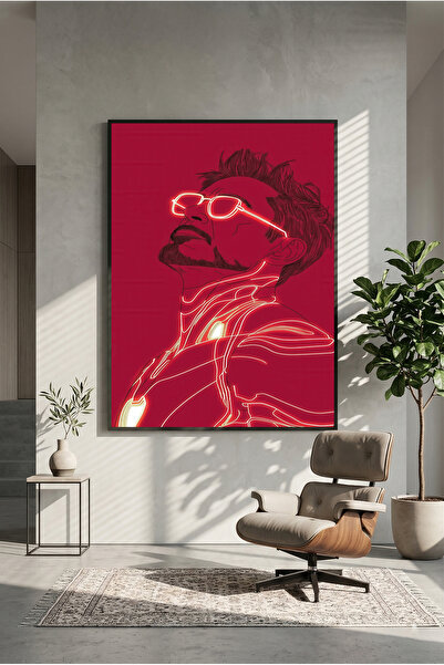 postercraft Poster de pictură pe lemn Tony Stark Iron Man (fără ramă)