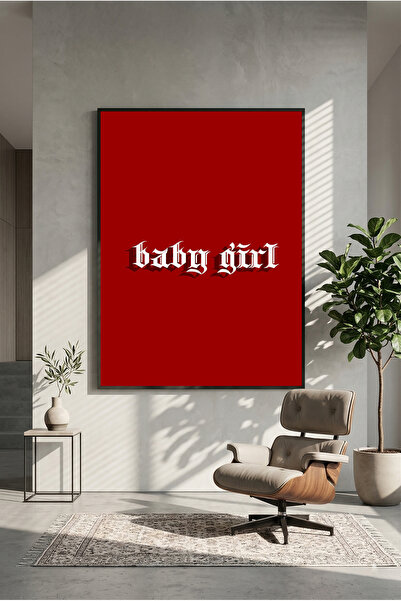 postercraft Tablou/Poster Modern cu Fetiță, tip Panou "