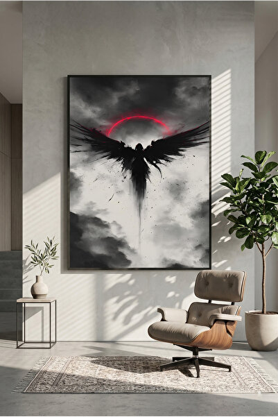 postercraft Poster din lemn cu artă Dark Angel (fără ramă)