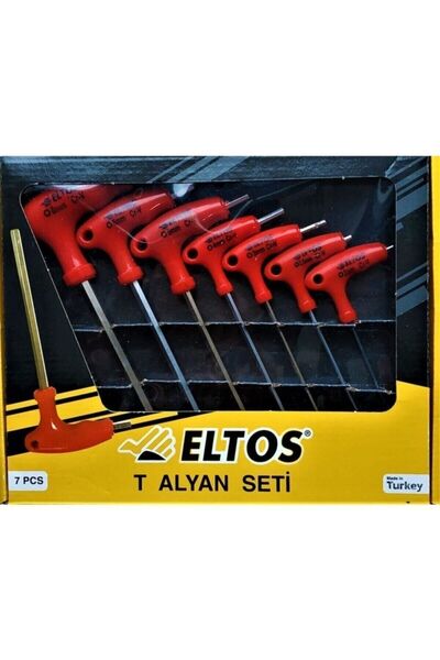 Eltos Alyan Takımı 7 Parça T Tipi Allen