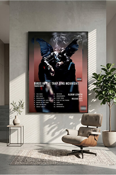 postercraft Travis Scott Birds in the Trap Sing Mcknight Design album Poster ...
