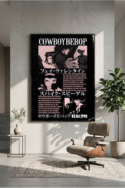 postercraft Kauboj Bepop drveni poster sa slikom (bez okvira) 6