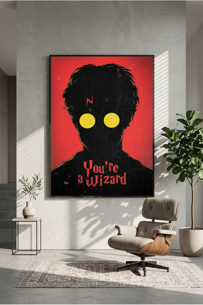 postercraft Hari Poter Ti si čarobnjak Drveni poster (bez okvira)