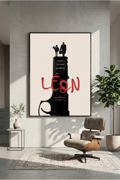 postercraft Leon Profesionistul - Poster modern imprimat pe panou