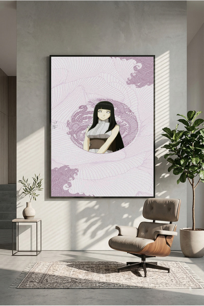 postercraft Наруто Хината Хюга Модерен арт постер