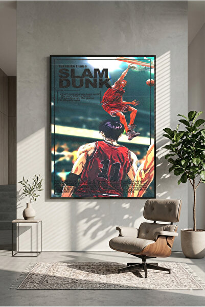 postercraft Anime Slam Dunk Hanamichi Sakuragi & Kaede Rukawa Poster modern t...