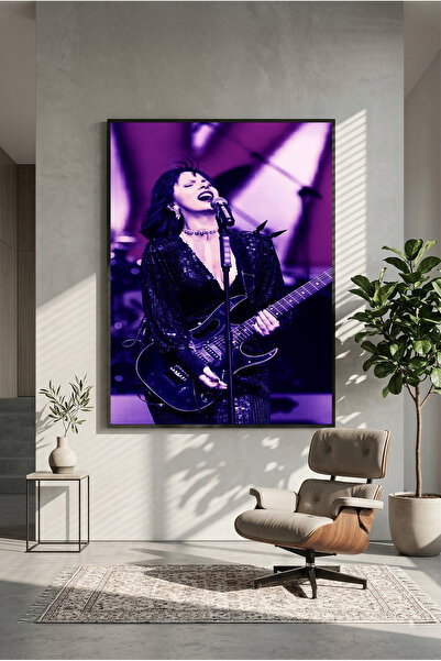 postercraft Şebnem Ferah İcon Modern Panel Tablo Poster ( Çerçevesiz )