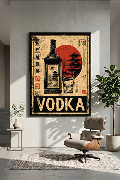 postercraft Poster Vodka Art Modern, Tablou pe Panou "