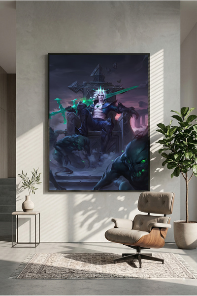 postercraft Poster sa drvenom slikom iz igre League of Legends Viego (bez okv...