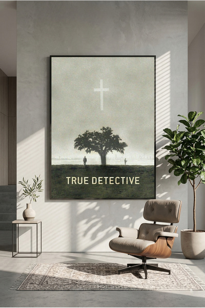 postercraft Poster din lemn True Detective Sezonul 1 (fără ramă) 2