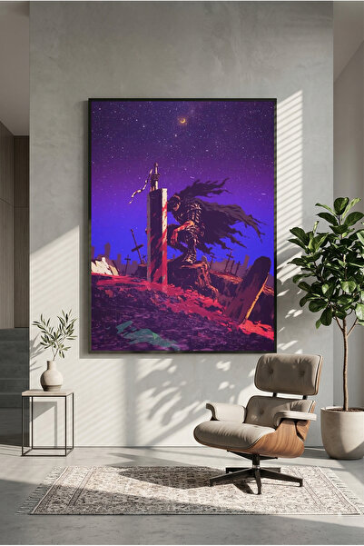postercraft Berserk Guts Colored Art Wooden Tabletop Poster (Unframed)