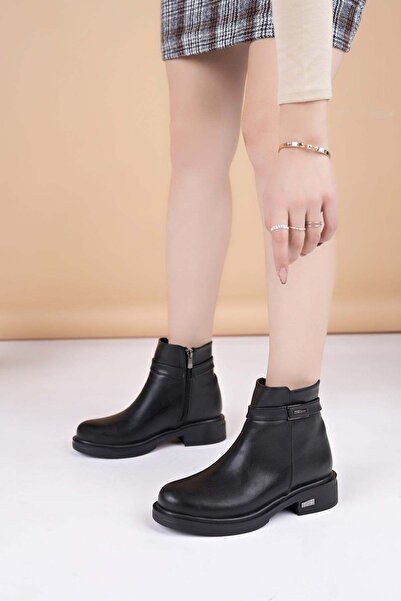 Nesil Shoes Γυναικείες μπότες με φερμουάρ Fncy 6008