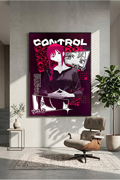postercraft Poster de pictură pe lemn Chainsaw Man Makima Control (fără ramă)