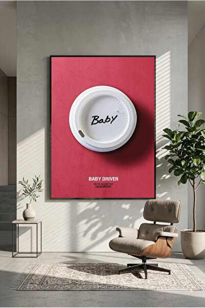 postercraft Drveni poster sa slikom iz filma Baby Driver (bez okvira)