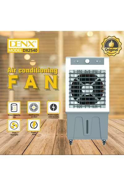 Denx 100W Electric Desert Air Cooler Fan With 20L Large Water Tank For Room C...