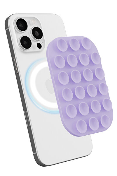 WANNA PROTECT Magsafe Manyetik Özellikli Vakumlu Telefon Tutucu, Cep Telefonu...
