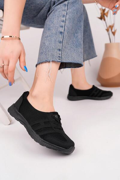 Nesil Shoes Γυναικεία παπούτσια περπατήματος Bsea 618 Black Memory Foam