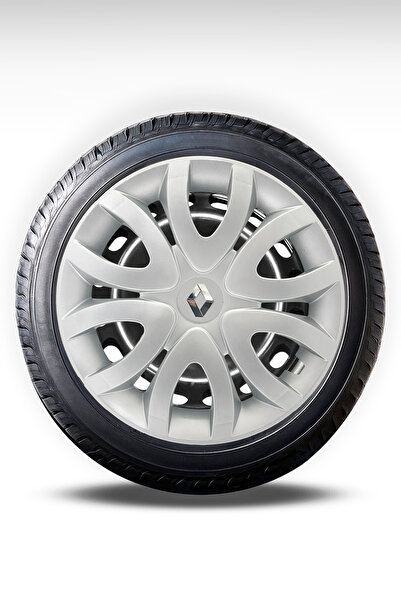 FRWY Renault Araçlar İçin Universal 15" inç 4 Adet 1 Takım Jant Kapağı ( Symb...