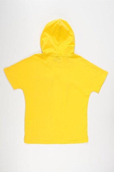 Doctor junior Erkek Çocuk Oversize Kapşonlu Sarı T-shirt