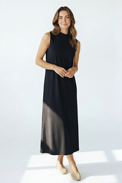 Betimoda Γυναικείο φόρεμα τεσσάρων εποχών χωρίς μανίκια από βισκόζη μίντι μήκ...