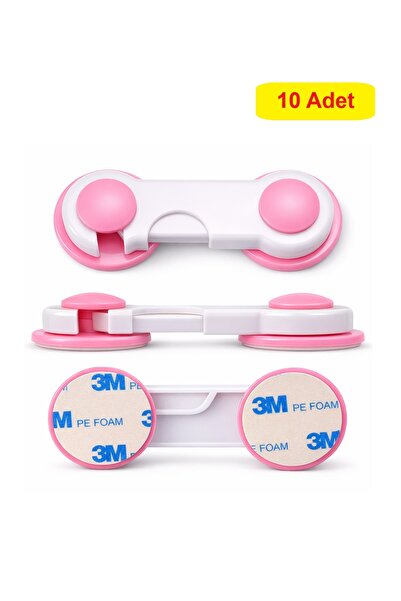 demethome 10 τεμάχια Παιδικό συρτάρι Κάλυμμα ντουλαπιού Κλειδαριά ασφαλείας -...