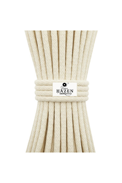 Hazen Home Κορδόνι Βαμβακερό 6-7 χιλιοστά 45-50 μέτρα 1 κιλό νήμα - Εκρού
