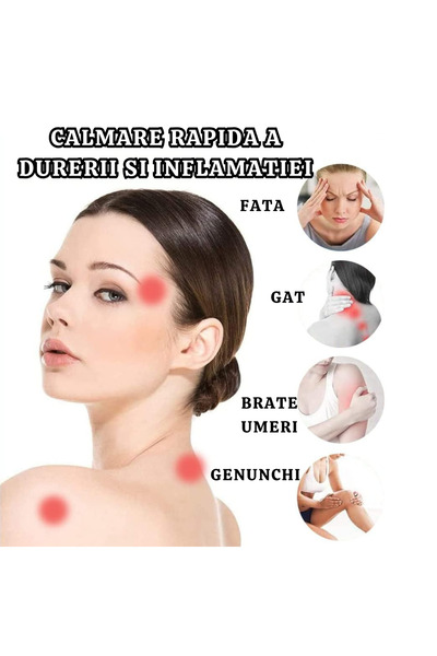 Whimlets Rolă de gheață pentru față și ochi – Masaj facial cu gheață, reface elasticitatea, calmează, reduce porii