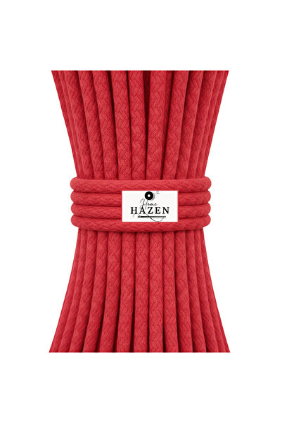 Hazen Home Κορδόνι Βαμβακερό 6-7 χιλιοστά 45-50 μέτρα 1 κιλό κορδόνι - Κόκκινο