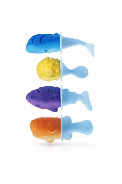 Generic Silicone Ice Cream Mold 6 Cavities Fun Shapes Easy Home Preparation R...