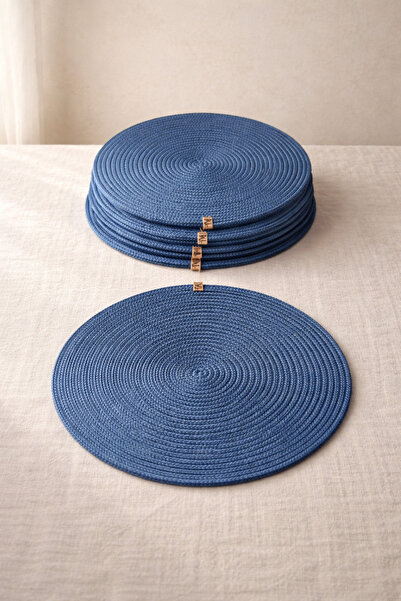 Naspar Σετ 4 τεμαχίων σε σκούρο μπλε χρώμα, Μοντέρνο Αμερικάνικο Σερβίτσιο, Κ...