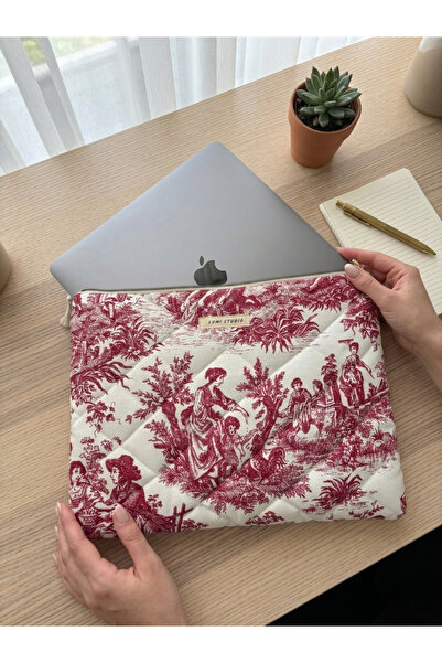 lumi Studio Bordo Fransız Köylüleri Laptop-Macbook-Tablet Kılıfı-Çantası 11-1...