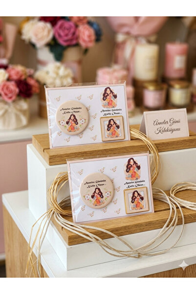 ORGANİZASYON HEDİYEM 10 ADET ANNELER GÜNÜ HEDİYESİ BÜYÜK BOY MAGNET-AÇACAK VE...