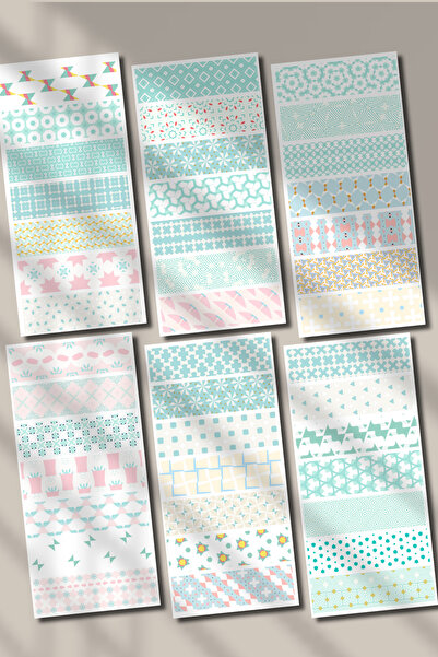 Hume Craft Το σετ ταινιών Washi Tape με θέμα Water Green είναι κατάλληλο για ...