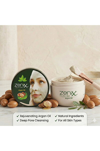 DERİ KABUSU Zenix Kil Maske Argan 350ml - Std