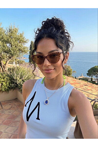 Quinley نظارات شمسية نسائية من Sofia Leopard للموسم الجديد مع فلتر UV400 على ...