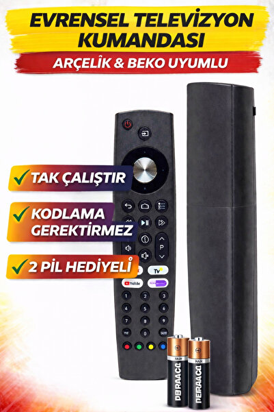 Arçelik A50 A 860 B Android Smart Led Tv Kumandası