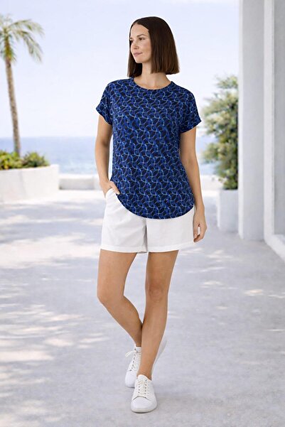 ALEXANDERGARDI Μπλούζα με σχέδιο με σχισμές στο πλάι