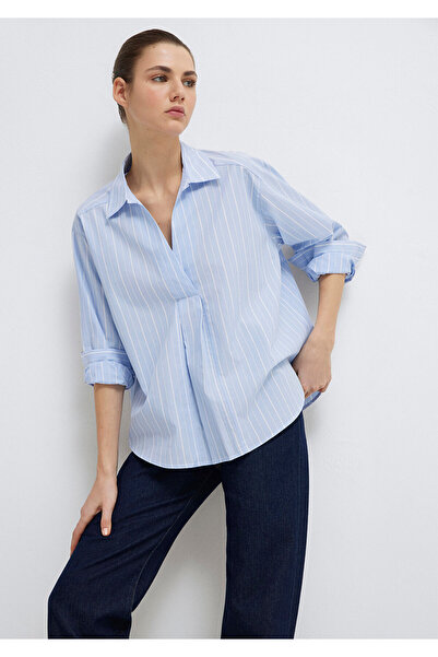 Mavi White Striped Blouse 1211226-84035