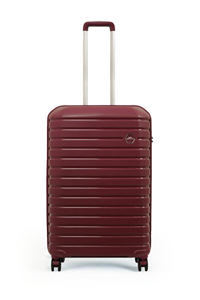GROUND Vanille Orta Boy Valiz Bordo - 10663