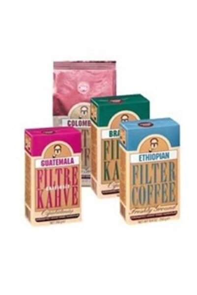 Mehmet Efendi Kurukahveci Filter Coffee Set 250 Gr Set of 4