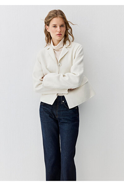 Mavi Wool Blend Ecru Jacket Loose Fit / Relaxed Fit 1110733-80194