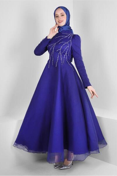 Alvina فستان سهرة مزين بالترتر 50356