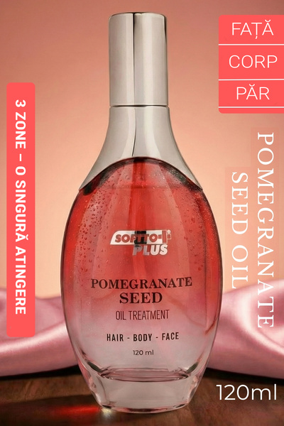 Softto Plus Ulei de rodie pentru păr, față și corp care oferă strălucire și v...