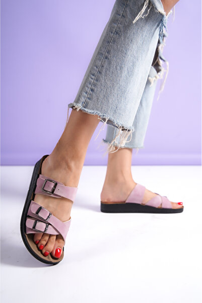 Shoescloud Lilac ženske svakodnevne udobne ergonomske papuče