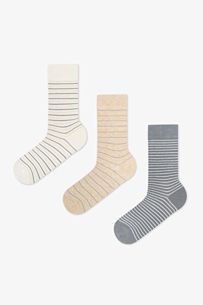 Penti Men's Colorful Calm Stripes 3-Piece Socket Set