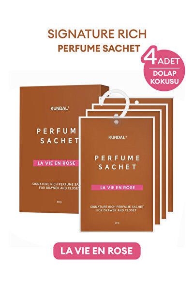 Kundal Dolap İçi Parfümlü Koku Kesesi KUNDAL Signature Rich Perfume Sachet 4Х...