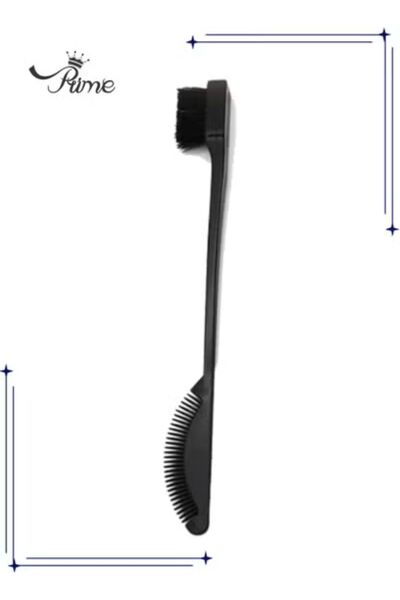 Prime by Javaudan Prime 2-in-1 Edge Control and Hair Brush Black